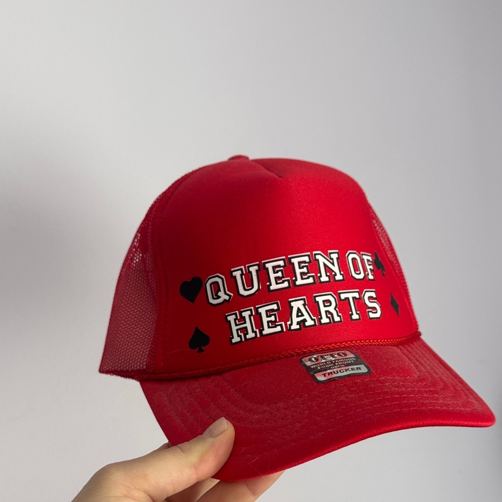 Red Queen of Hearts Trucker Hat